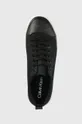 fekete Calvin Klein sportcipő VULC LACE UP - MONO