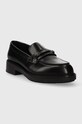 Calvin Klein mokasyny RUBBER SOLE LOAFER W HW0HW01791 czarny AW23