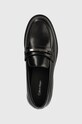 Calvin Klein mokasyny RUBBER SOLE LOAFER W czarny HW0HW01791