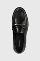 nero Calvin Klein mocassini RUBBER SOLE LOAFER W