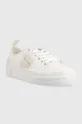 Πάνινα παπούτσια Calvin Klein Jeans BOLD VULC FLATF LACE λευκό