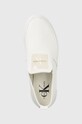 Ниски кецове Calvin Klein Jeans BOLD VULC FLATF SLIP бял YW0YW01040