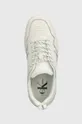 λευκό Δερμάτινα αθλητικά παπούτσια Calvin Klein Jeans BASKET CUPSOLE LACEU