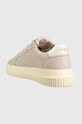 Obutev Usnjene superge Calvin Klein Jeans CHUNKY CUPSOLE LACEU YW0YW01096 bež