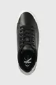 μαύρο Δερμάτινα αθλητικά παπούτσια Calvin Klein Jeans VULC FLATFORM LACEUP