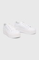 Calvin Klein Jeans tenisówki CUPSOLE FLATFORM NY YW0YW01221 biały AW23