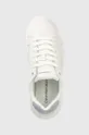 fehér Calvin Klein Jeans bőr sportcipő CHUNKY CUPSOLE LACEU
