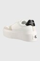Obuwie Calvin Klein Jeans sneakersy CUPSOLE FLATFORM MIX YW0YW01227 biały