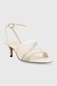 Σανδάλια Tommy Hilfiger WEBBING MID HEEL FW0FW07276 λευκό AW23