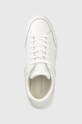 Tommy Hilfiger sneakersy skórzane EMBOSSED COURT SNEAKER biały FW0FW07297