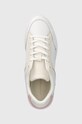 Tommy Hilfiger bőr sportcipő EMBOSSED COURT SNEAKER rózsaszín FW0FW07297