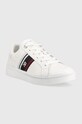Tommy Hilfiger sneakers in pelle CORP WEBBING SNEAKER FW0FW07379 bianco AW23