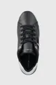 σκούρο μπλε Δερμάτινα αθλητικά παπούτσια Tommy Hilfiger CORP WEBBING SNEAKER