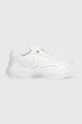 λευκό Δερμάτινα αθλητικά παπούτσια Tommy Hilfiger CASUAL LEATHER RUNNER Γυναικεία