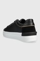 Взуття Шкіряні кросівки Tommy Hilfiger CORP WEBBING COURT FW0FW07387 чорний
