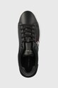 Шкіряні кросівки Tommy Hilfiger CORP WEBBING COURT чорний FW0FW07387