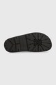 Δερμάτινες παντόφλες Tommy Hilfiger TH ELEVATED FLAT SANDAL FW0FW07407 μαύρο
