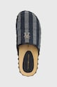 Tommy Hilfiger klapki TH DENIM CONTRAST CLOG granatowy FW0FW07410