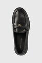 Tommy Hilfiger mokasyny skórzane TH ICONIC LOAFER czarny FW0FW07412