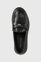 nero Tommy Hilfiger mocassini in pelle TH ICONIC LOAFER