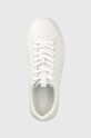 Tory Burch sneakersy skórzane Double T Howell Court biały 149728.123