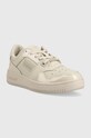 Tommy Jeans sneakersy skórzane TJW RETRO BASKET GLOSSY EN0EN02206 beżowy AW23