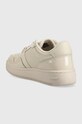 Obuwie Tommy Jeans sneakersy skórzane TJW RETRO BASKET GLOSSY EN0EN02206 beżowy