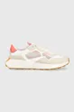 beżowy Tommy Jeans sneakersy TJW TRANSLUCENT RUNNER Damski