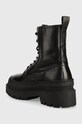 Παπούτσια Δερμάτινα workers Tommy Jeans TJW FOXING LACE UP EN0EN02217 μαύρο