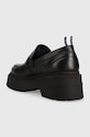 Obuv Kožené mokasíny Tommy Jeans TJW AVA LOAFER EN0EN02218 čierna