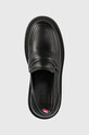 Tommy Jeans mocasini de piele TJW AVA LOAFER negru EN0EN02218