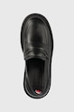 Kožené mokasíny Tommy Jeans TJW AVA LOAFER čierna EN0EN02218