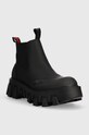 Tommy Jeans botki TJW RUBBER RAIN BOOT EN0EN02234 czarny AW23