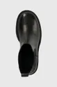 μαύρο Δερμάτινες μπότες τσέλσι DKNY Patria