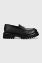 Dkny bőr mokaszin Ronnie nappa bőr fekete K3349230.BLK