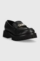 Dkny bőr mokaszin Ronnie K3349230.BLK fekete AW23