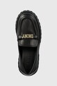 Dkny bőr mokaszin Ronnie fekete K3349230.BLK