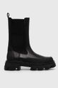 Кожаные полусапоги Dkny Jonie без утепления чёрный K3366233.BLK