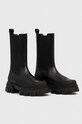Dkny sztyblety skórzane Jonie K3366233.BLK czarny AW23