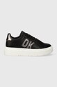 Kožené tenisky Dkny Marian imitácia kože čierna K2305134.2FQ