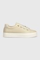Gant sneakersy skórzane Avona Planet friendly beżowy 27531157.G11