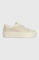 BOSS sneakersy Ashlee imitacja skóry licowej beżowy 50498593.270