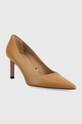 Шкіряні туфлі BOSS Janet Pump 70-N_N 50498836.260 коричневий AW23