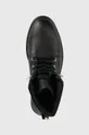 čierna Kožené členkové topánky BOSS Vanity