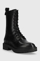Δερμάτινες μπότες Gant Kelliin 27541350.G00 μαύρο AW23