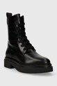 Gant cizme de piele Zandrin 27541381.G00 negru AW23