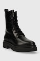 Kožené členkové topánky Gant Zandrin 27541381.G00 čierna AW23