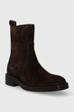 Gant cizme din piele intoarsa Fallwi 27543335.G399 maro AW23