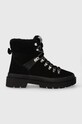 Gant bocanci din piele intoarsa Frenzyn izolat negru 27543338.G00