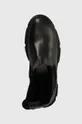 μαύρο Δερμάτινες μπότες τσέλσι Gant Monthike